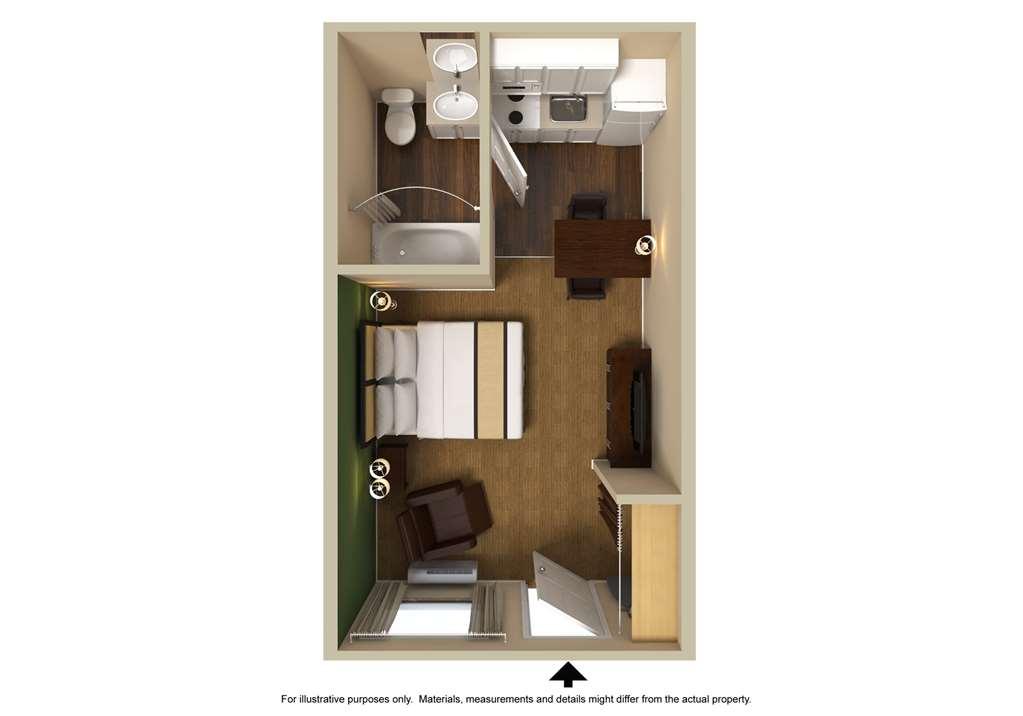Extended Stay America Select Suites - Raleigh - Research Triangle Park - Hwy 55 Durham Kamer foto